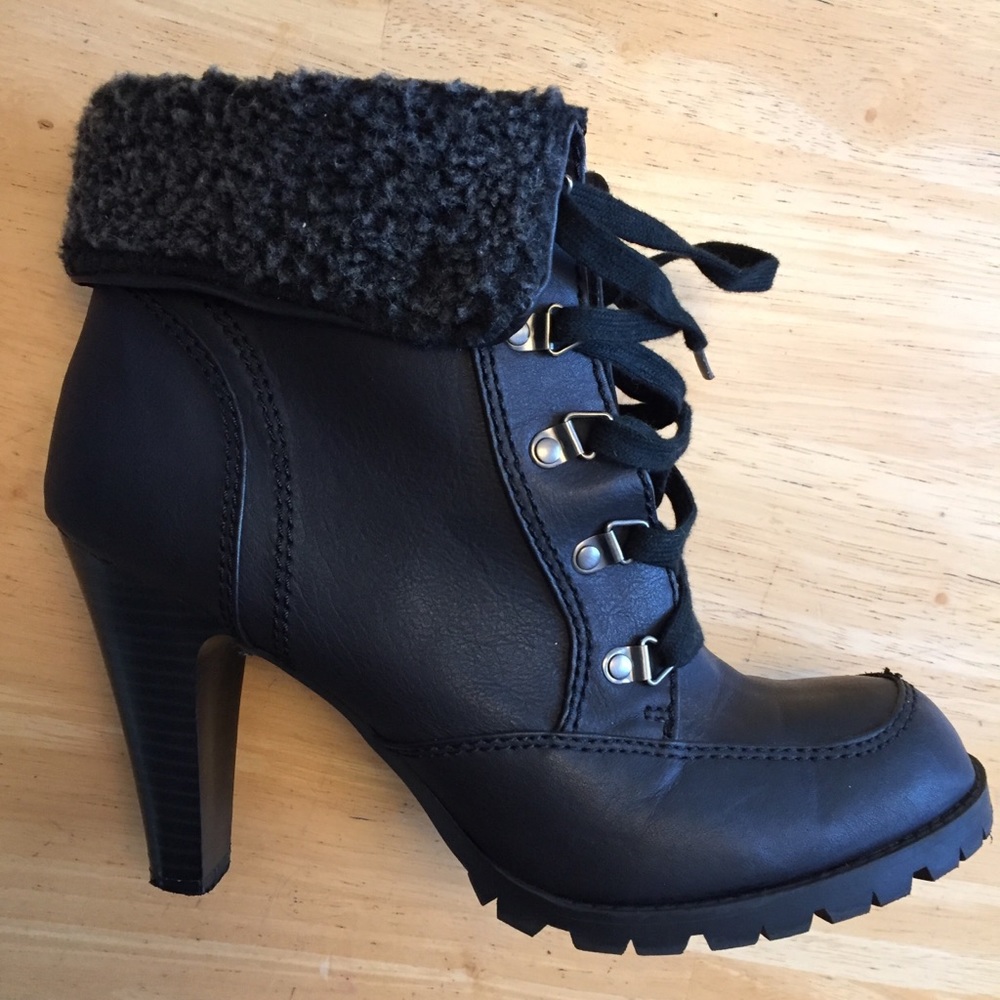 Fergalicious Faux Fur Ankle Boots
